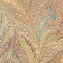 Hand Marbled Paper Butterfly Pattern in Yellows ~ Berretti Marbled Arts